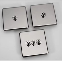 Interruptores de pared eléctricos de baquelita estándar británico KLASS UK, económicos, con certificación BS, interruptores de luz y enchufes.