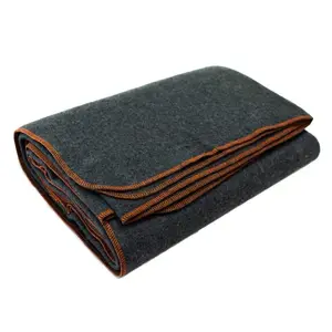 High Quality Wool Throw Blanket Very Warm and Thick for Camping Bedding Sporting and Travel Events