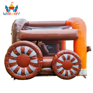 Vente en gros directe usine : Jeu gonflable 'the Bull' à double piste avec cordes - Manège interactif de divertissement extérieur pour fêtes foraines - Product Image 3