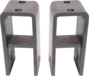 Nouveau kit de suspension pour essieu de remorque, avec ressort à glissière de 2 pouces de large, capacité 7000 lb, en acier antirouille, pour suspension de remorque - Product Image 4