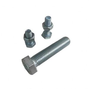 Tige d'ancrage ASTM F1554 Grade 36 55 105, boulon structurel galvanisé avec écrou et rondelle F436 - Product Image 1