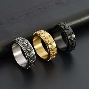 Anillo de Escorpión Vintage de Acero Inoxidable Plateado y Dorado, Estilo Hip Hop Punk, Joyería Natural, Regalo para Bodas, Ayuda a Aliviar la Ansiedad - Product Image 2