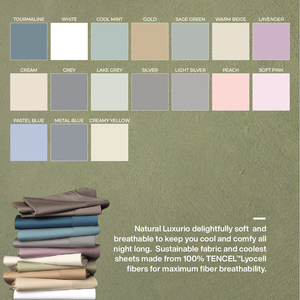 Juego de edredón Natural Luxurio King Size Ropa de cama suave de primera calidad para un sueño reparador y un dormitorio elegante y elegante - Product Image 5