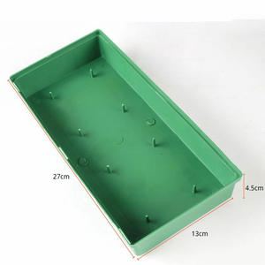 Plateau Rectangulaire en <span class=keywords><strong>Mousse</strong></span> Florale avec Base en Plastique Vert pour Composition de Fleurs Fraîches Outil d'Arrangement pour Fournitures de Fleuriste Décoratives - Product Image 4