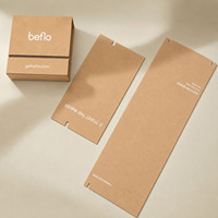 Boîtes à bijoux écologiques personnalisées, emballages vides, kit de faux ongles à presser, ensemble d'accessoires, boîte cadeau pliable pour ongles