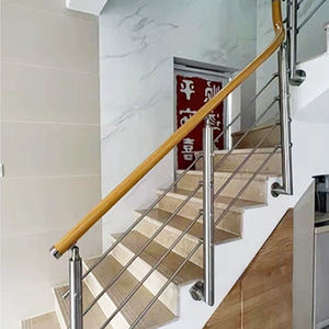 Outdoor Adjustable Stair Hand Railing Laser Cut Stair Railing Balustrades <strong>Handrails</strong> Glass Railing For Stairs - Product Image 3