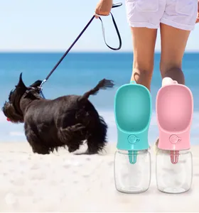 Mükemmel Pet besleyici ve su depolama konteyner için sızdırmaz seyahat köpek su şişesi hamster ve diğer evcil yürüyüş kamp