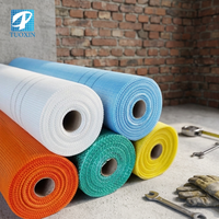 Dos Rollos por Bolsa Tejida, Fábrica China, 160g, Malla de Fibra de Vidrio Resistente a los Álcalis, Material de Construcción de Alta Calidad