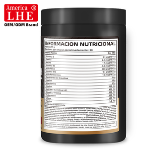 Suplemento Pre-Entrenamiento Shecome Personalizado para Adultos con Creatina 330G y Vitamina D para Apoyo Muscular, Polvo Pre-Entrenamiento con Creatina - Product Image 2