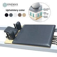Reformer de Pilates Ajustable de Aluminio Premium ONEMAX, Esponja 45D, Ahorro de Espacio, para Gimnasio, Fortalecimiento del Core y Salud