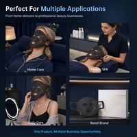 Masque de luminothérapie en silicone souple OEM, design confortable, traitement par la lumière, masque facial pour toutes les formes de visage