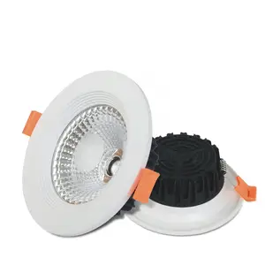 مكتب تيار مستمر مربع Cct قابل للضبط أبيض Vdc Dmx 16w 200lm S 24v 22 قطر إضاءة Led Cob أسفل الإضاءة