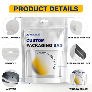 Sacchetto <span class=keywords><strong>Sottovuoto</strong></span> Personalizzato in Alluminio Stampato a Rotocalco, Resistente al Calore, ad Alta Barriera, per Confezionamento di Spiedini di Pollo Conditi - Product Image 5