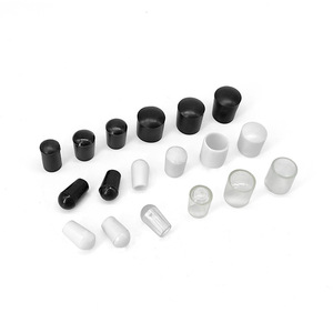 Embout en plastique rond en PVC, gaine en caoutchouc souple pour cintre, type à insérer, origine Guangzhou - Product Image 1