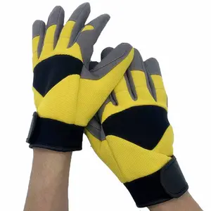 ZMSAFETY-Guantes para maquinaria De construcción, almohadillas suaves antivibración, para trabajo mecánico, ajuste cómodo, Guantes De Seguridad Industrial