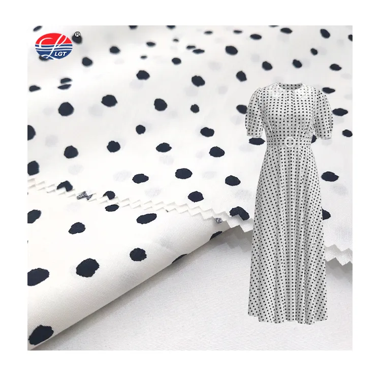 Vải Áo Sơ Mi Nam Vải Dây Chuyền Hình Học Công Sở Vải Poplin Dobby 100% Cotton Thoáng Khí