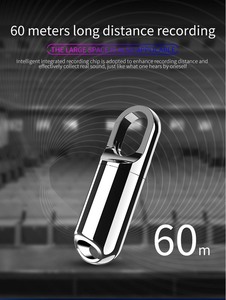 Mặt Dây Chuyền Mini Kỹ Thuật Số Ghi Âm Kích Hoạt Bí Mật <span class=keywords><strong>Micro</strong></span> Dictaphone oculta Chuyên Nghiệp Nhỏ Thiết Bị Nghe Mp3 Máy Nghe Nhạc Pq11 - Product Image 4