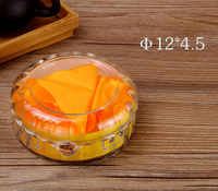 Récipient en forme de citrouille Boîte de rangement des aliments en plastique Thé Ginseng Nid d'oiseau Boîte d'emballage Snack Candy Biscuit Box