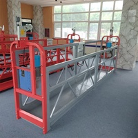 Plataforma Suspendida de Aluminio ZLP500 de 5m, Góndola de Construcción, Andamio Colgante para Edificios de Gran Altura