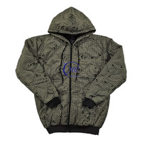 Veste à capuche réversible tactique de camping en plein air, camouflage désertique nocturne, noir
