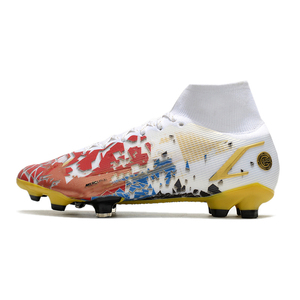 <span class=keywords><strong>Botas</strong></span> <span class=keywords><strong>de</strong></span> <span class=keywords><strong>Fútbol</strong></span> para Hombre en Oferta, Botines <span class=keywords><strong>de</strong></span> <span class=keywords><strong>Fútbol</strong></span> <span class=keywords><strong>de</strong></span> Tobillo Alto con Tacos Largos para Entrenamiento al Aire Libre - Product Image 5