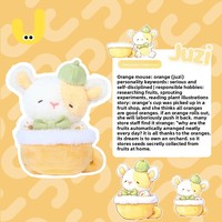 Série Souris Tasse à Thé Amusante, Peluche Souris Popcorn, Poupée Coussin, Cadeau d'Anniversaire Unisexe, Polyester Coton PP