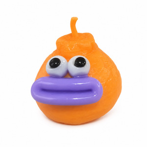Jouet Squishy Anti-Stress à Rebond Lent, à Presser, avec Expressions Créatives, Drôles, Mignonnes et Originales, en Forme de Bâtiment Orange - Product Image 6