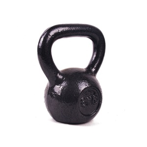 Hot Sale Professional Quality Custom Logo Stoving Varnish Black Fitness Training <strong>10kg</strong> Sport Cast Iron <strong>Kettlebell</strong> - Product Image 2