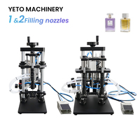 Machine de remplissage sous vide YETO pour flacons de parfum en verre de 10 ml, 30 ml, 50 ml, 100 ml, échantillons de parfum, brumes corporelles, huiles parfumées et fragrances