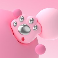 Nouveau Pendentif Patte de Chat Magnétique EMS à Chocs Électriques, Jouet Sexuel Étanche Multi-Vitesses pour Femmes et Hommes