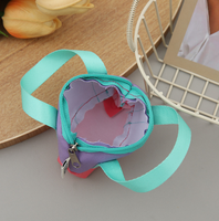 Tas Jinjing Kecil Portabel Terbaru 2026 Unisex, Tas Mini Kanvas dengan Resleting, Dompet Koin, Gantungan Kunci Headset, Tas Tali Pergelangan Tangan Kecil