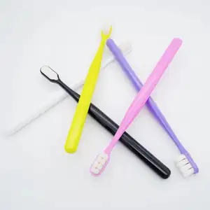 Wholesale Luxury 10 000 Bristles Smooth Handle Tooth Cleaning Whitening High-quality Adult Toothbrush