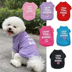 Commercio all'ingrosso fantasia moderna sublimazione Designer camicie per cani di lusso vestiti vuoti Ropa Para Perro Roupa Pet abbigliamento t-shirt per cani