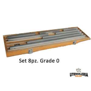 JUEGO de 8 bloques de calibre largo 125-500mm Grado 0 - Product Image 1