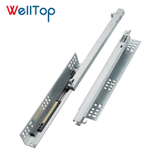 WELLTOP Nwe Product <strong>Push</strong> <strong>Open</strong> <strong>Drawer</strong> <strong>Slide</strong> Soft Close <strong>Drawer</strong> <strong>Slide</strong> Parts Metal <strong>Drawer</strong> <strong>Slides</strong> for Table VT-15.026 - Product Image 2