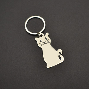 En gros, Porte-clés créatif en métal en forme de chiot de dessin animé à tête oscillante, Pendentif, Ornement de voiture, Cadeau - Product Image 5