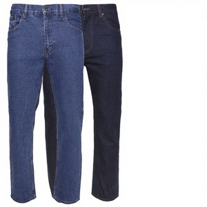 Men's Casual Solid Denim <b>Jeans</b> Premium Cotton Straight Leg Regular Fit Eco-Friendly Waterproof Lightweight <b>Soft</b> Fabric High - Product Image 3
