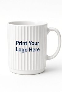 Mug à café en céramique bleu marine mat, design minimaliste rayé, passe au lave-vaisselle, pour usage domestique - Product Image 4