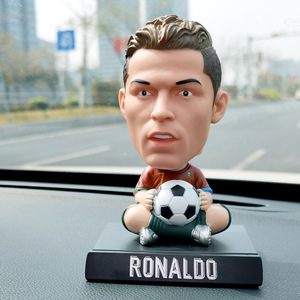 Regalos para Fanáticos del Fútbol HY, Muñeco con Cabeza Oscilante Versión Q, Decoración para Auto, Figuras de Acción de <span class=keywords><strong>Messi</strong></span>, Neymar, Cristiano Ronaldo - Product Image 3