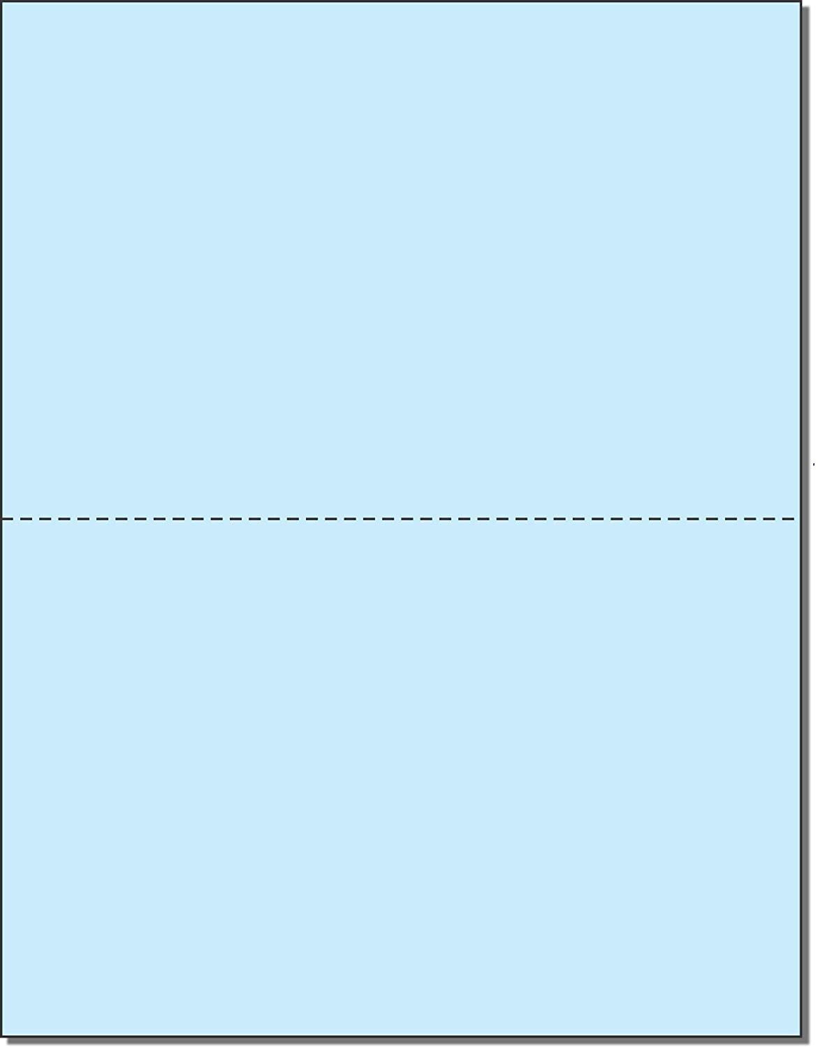 Laser Printer / Inkjet Perforated Blank Paper Different Colors for Invoices Statement Job Tickets Custom Forms