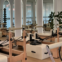 Usine Gym Studio Yoga Set Personnalisé Cadillac Tour Maquina Para Équipement Reformador Cama De Bois Lits Machine Pilates Réformateurs