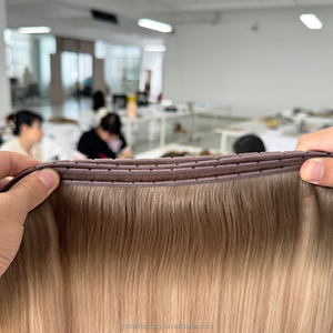 Extensiones de Cabello Humano Genius Hole Weft, Cabello Humano Ruso Invisible XO Hole Weft, Genius Butterfly Weft - Product Image 1
