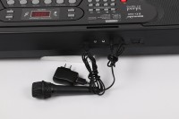 Suministro Directo de Fábrica, Órgano Eléctrico Personalizado BD-669D de 61 Teclas, Teclado de Piano Electrónico, Teclas con Iluminación y Función Sustain, Portátil, Incorporado