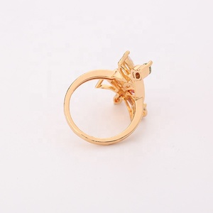 Trendige Schmuckstücke 2020 Neuheiten Damen-Schmuck Totenkopf-Blumen-Ring - Product Image 5
