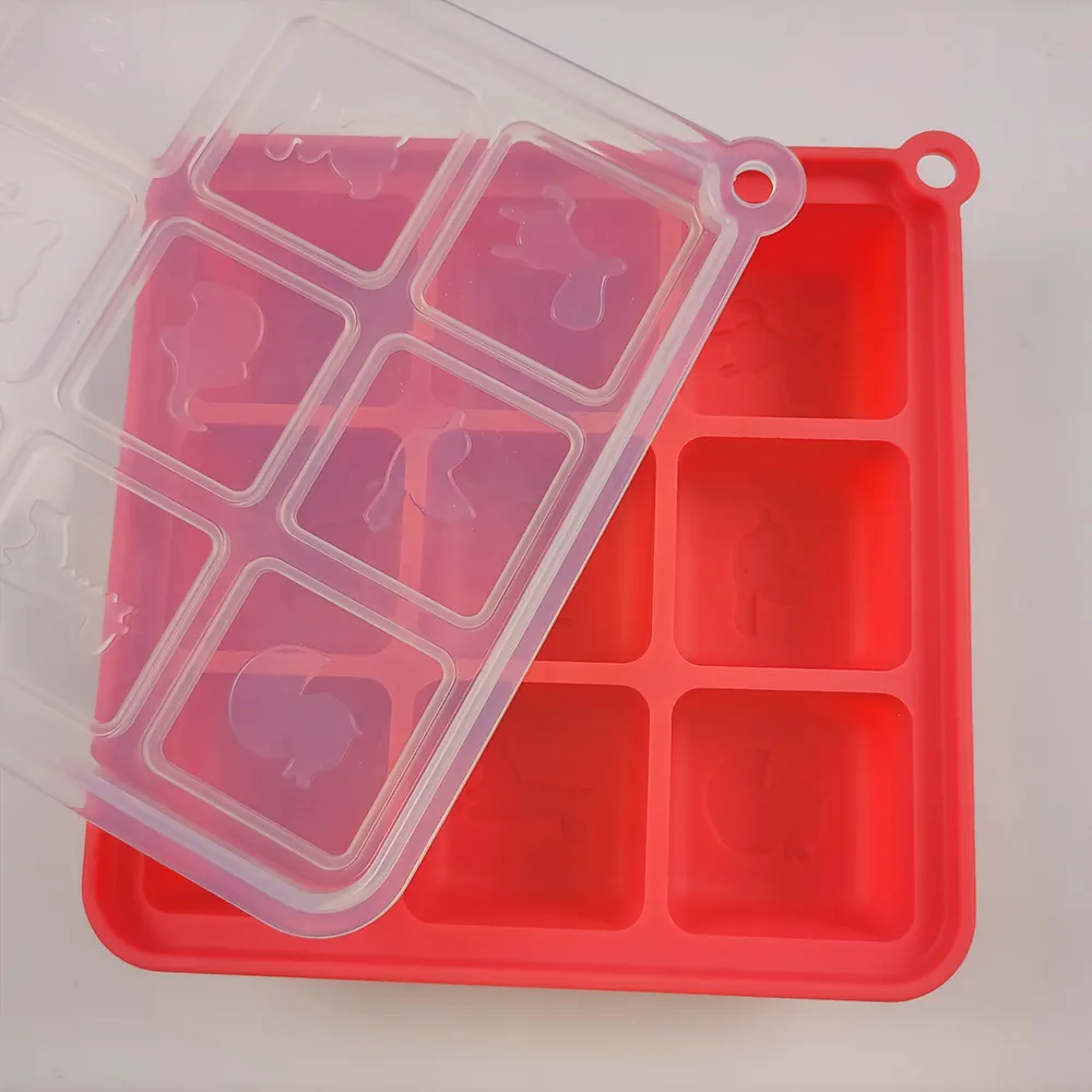2023 Hot Selling Cartoon Ice Cubes Mould Popsicle Maker For Household And Commercial Use Food Grade Silicone Resin Ice Mold
