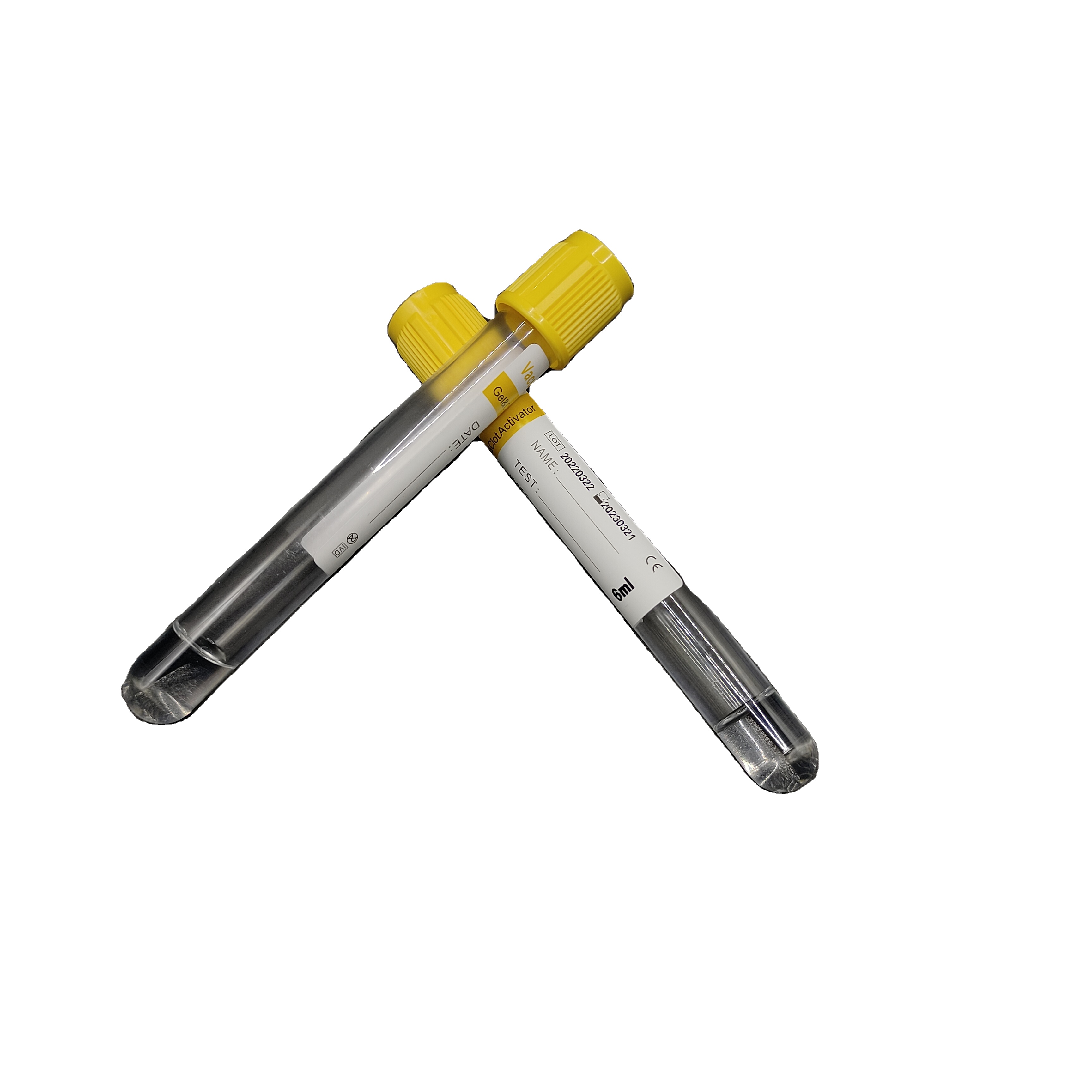 Yellow-GEL-Blood-Vacuum-Tube-