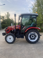 Tracteur agricole 4x4 de 50HP, 60HP, 70HP, 80HP, 90HP, 100HP, tracteur diesel avec cabine climatisée en option, certifié CE, très adapté aux exploitations agricoles