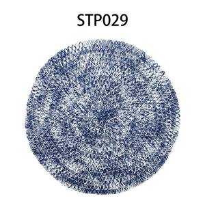 Juego de Manteles Individuales Redondos de Cuero PVC Ecológico, Diseño Antideslizante con Drenaje, Resistentes al Calor, para Hogar, Restaurante, Hotel, Novedad 2026 - Product Image 4