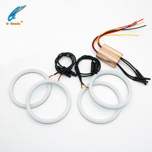 วงแหวนไฟ LED แบบ Halo สำหรับ <span class=keywords><strong>Audi</strong></span> A4 B6 ปี 2000 - <span class=keywords><strong>2006</strong></span> ไฟวงแหวน LED สองสี - Product Image 3