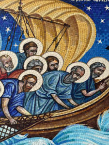 Mosaico del <span class=keywords><strong>secolo</strong></span> modelli personalizzati fatti a mano immagine cultura piastrelle di vetro mosaico parete arte bagno decorazione pavimento Foshan Factory - Product Image 3